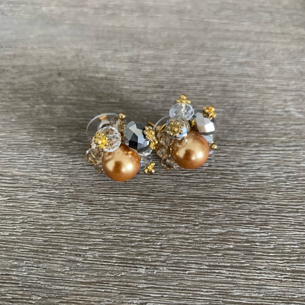 Anthropologie Beaded Earrings